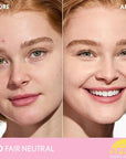 COVERGIRL Clean Fresh Blurring Skin Tint with SPF 30, 410 Fair Neutral, Liquid Foundation, Soft Matte Finish, Smooths, Brightens, Blurs Pores, Mineral Sunscreen, Vegan Formula
