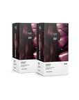 IGK Permanent Hair Color Kit | 5VM Movie Night - Mahogany Brown | 100% Gray Color Coverage + Strengthen + Shine | Ammonia Free