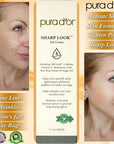 PURA D'OR Sharp Look Eye Cream (1.7oz) Youth-Enhancing Eye Cream For Firm Lift and Reduced Appearance of Wrinkles and Fine Lines, Puffiness and Under Eye Bags With 24K Gold