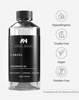 Hotel Scents Diffuser Oil Cabana - Aromatherapy Fragrance Inspired by Ritz Carlton Diffuser Scent - Luxurious Aromatherapy Oil with Bergamot, Jasmine, Marine - Luxury Home Scents Refill - 500mL