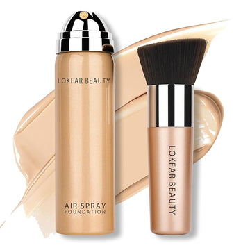 AirBrush Foundation Spray, Silky Mist Foundation Spray Makeup #02 Nude