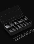 Apres Gel-X® Almond Box of Nail Tips | 280 Gel-X Tips, Soft Tips, 14 Sizes 00-9 | Half-sizes Included (Sculpted Almond Long, 280 Count)
