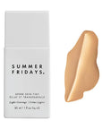 Summer Fridays Sheer Skin Tint - Skin Tint with Hyaluronic Acid - Helps Diminish Uneven Skin Tone - Sheer to Light Coverage - Shade 4 - Light-Medium with Neutral Olive Undertones (1 Fl Oz)