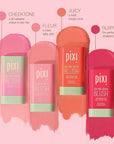 Pixi On-the-Glow Blush - Juicy, Hydrating Tinted Moisture Blush Stick with Ginseng, Aloe Vera & Fruit Extracts, For Cheeks & Lips, 19g / 0.6oz, Paraben-Free