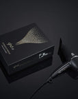 ghd Air Hair Dryer — 1600w Professional Blow Dryer, Salon Strength Motor, Concentrator Nozzle, Adjustable Temperature Setting, and Ionic Technology for Super-Fast Drying — Black