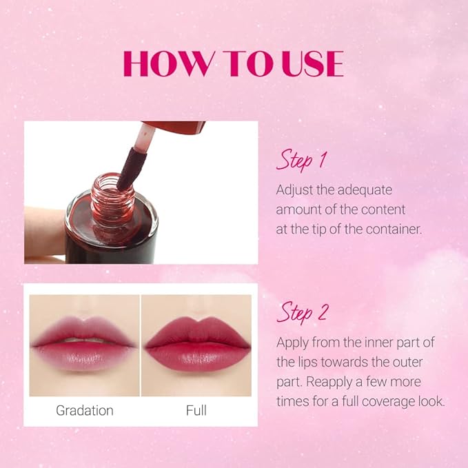 ETUDE Dear Darling Water Tint #4 Red Grapefruit Lip