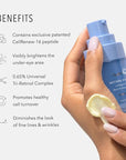 HydroPeptide Retinol Eye Renewal Lifting & Firming Eye Balm with 0.65% Universal Tri-Retinol Complex Peptide Solution, 0.5 Ounce