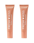 ColourPop Fresh Kiss Glossy Lip Balm - Hydrating Lip Care Enriched with Peptides, Hyaluronic Acid, Shea Butter & Vitamin E for an Ultra-Cushiony Formula - Caramel Latte (2 Count)