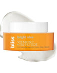 Bliss Bright Idea Vitamin C Eye Cream - Brighten & Hydrate Anti-Aging Treatment, Reduces Fine Lines, Boosts Collagen & Firms, 3-O-Ethyl Ascorbic Acid, Tri-Peptide & Licorice Root, 0.5fl oz