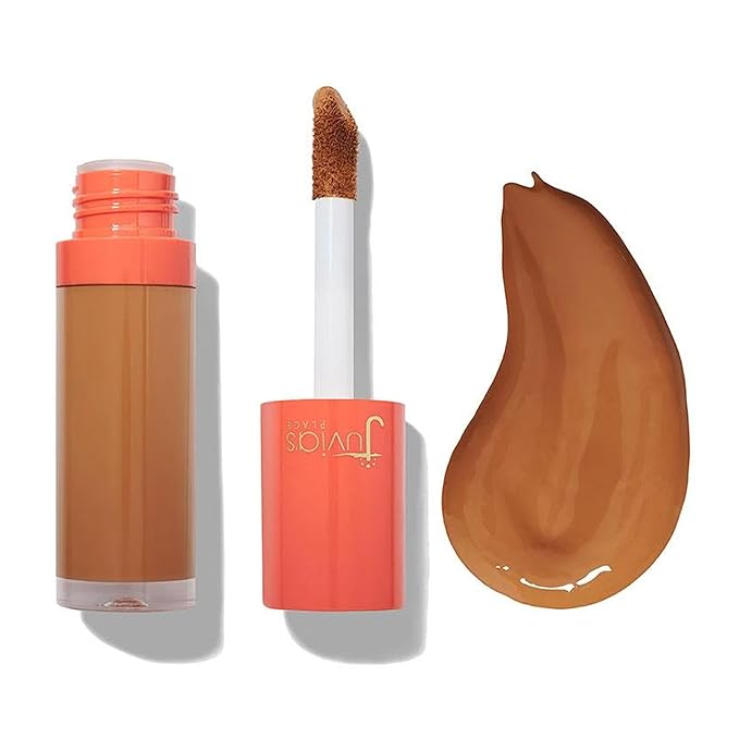 Juvia's Place I Am Magic Liquid Concealer - J10 Dark with Cool, Olive Undertone / 0.34 fl oz, Full Coverage, Hydrating, Waterproof Makeup, Long Wear Concealer
