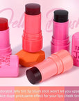 Water Jelly Tint Blush,Jelly Blush Lip Cheek Tint Fl oz 5g