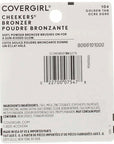 Cover Girl cheekers Bronzer olden Tan .12 oz 104 G