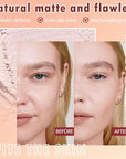Oil Control Face Pressed Powder, Matte powder setting 1 Pcs)