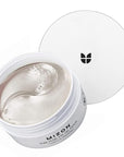 MIZON Pure Pearl Eye Gel Patch with Pearl, Diamond Powder, and Niacinamide for Radiance, Firming, and Nourishment – 60pcs – Improves Dark Circles and Luminosity