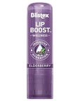 Blistex Lip Boost Wellness, Intensive Hydration from Coconut Oil & Beeswax, Elderberry Moisturizer (Pack of 2)