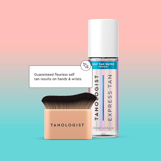 Tanologist Blending Brush, For Tanning Mousse, Water & Gradual Tanning Lotion, Streak-Free Self-Tanner Application, Contour & Define Face & Body, Vegan & Cruelty-Free Body Brush, 1 Count