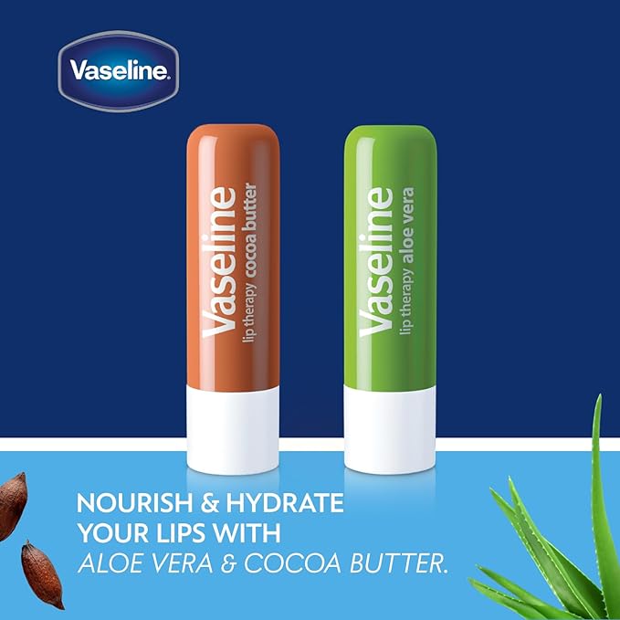 Vaseline Lip Therapy Variety 4-Pack – Oz