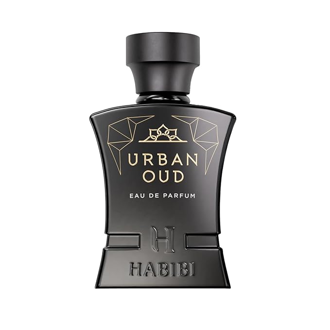 H HABIBI Urban Oud Perfume for Men – 2.5 oz (75ML) Long Lasting Arabian Cologne, Woody Citrus Oud Men Perfume, Luxury Fragrance Gift for Special Occasions