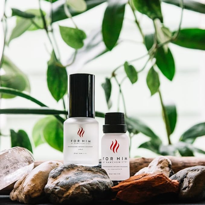 RawChemistry for Him Set - A Pheromone Infused Cologne Gift Set - Bold, Extra Strength Formula…