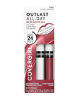 COVERGIRL Outlast All-Day Lip Color with Moisturizing Topcoat, New Neutrals Shade Collection, Good Mauve, Pack of 1