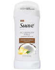 Suave Aluminum-Free Deodorant for Women, Coconut & Vanilla, 2.6 Oz