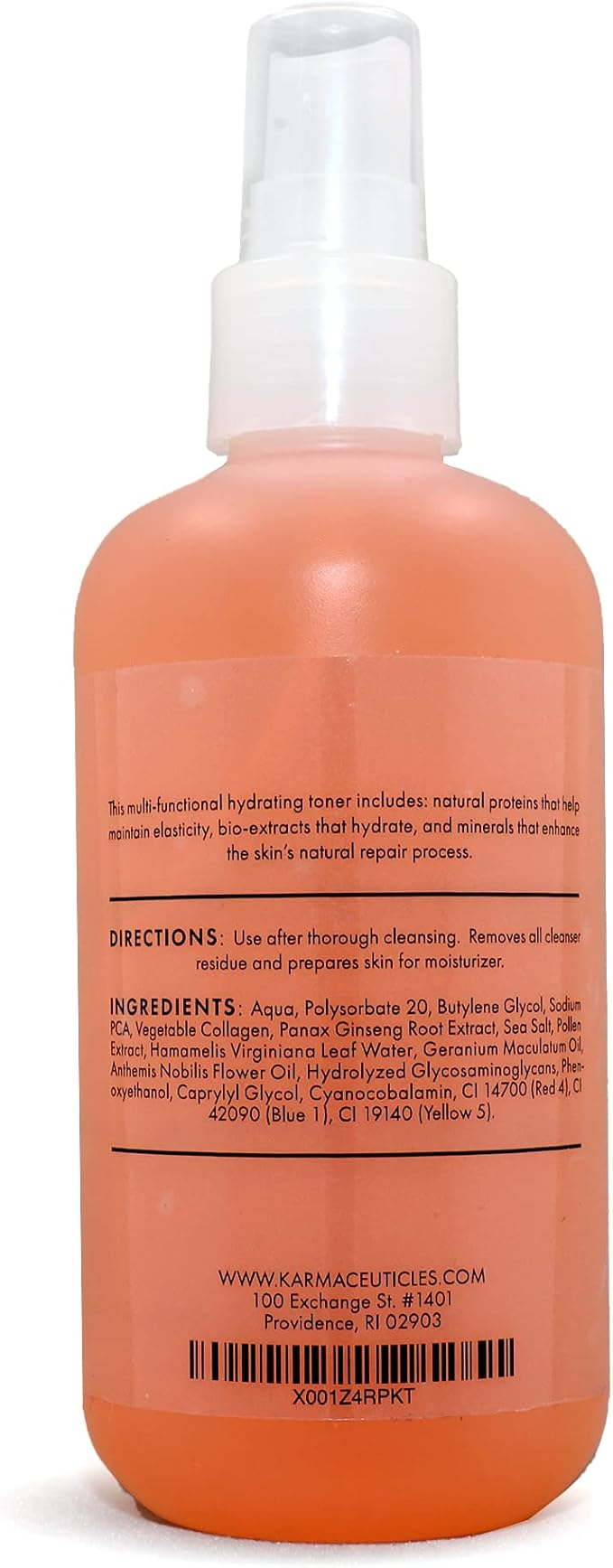 Ginseng Mineral Toner, 8 Ounces