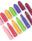 evpct 6Pcs Peach Strawberry Black Red Cherry Watermelon Blueberry Pineapple Tinted Lip Balms PH Lip Color Changing Lipstick Stain Set Queen for Women Girls Korean Mood Pink Lipstick Lip Tint Gloss