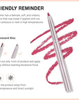 evpct Silky Lip Liner Pencil Retractable, Ruby Red Smooth Lip Liner Creamy Velvet Lipliner Long-Lasting for Korean Makeup Contouring Matte Lip High Pigmented Rich Colors Crayon Lipstick Pen 02