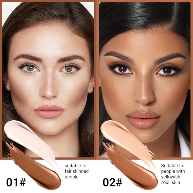 evpct 4 Color Contour Stick Makeup Set Concealer