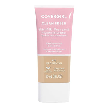 COVERGIRL, Clean Fresh Skin Milk Foundation, Medium/Tan, 1 may vary)