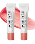 SOME BY MI V10 Hyal Lip Sun Protector Rosy – Pack of 2, 0.46oz – Korean Tinted Glow SPF 15 Sunscreen Lip Balm for Dry & Sensitive Lips – Hydrating with Hyaluronic Acid & Vitamin E – Korean Skin Care