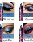 MEICOLY Neutral Brown Eyeshadow Stick, 12 Pcs Shimmer Metallic Purple Blue Eyeshadow Crayon, Eye Brightener Stick, Pro Waterproof & Long Lasting Shiny Bright Starter Rotating Eye Brightener Sticks