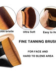 Self Tanner Brush Tanning Face Applicator Sunless Tan Flat Top Kabuki Tanning Brush