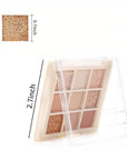 Boobeen Nude Eyeshadow Palette - Matte and Shimmer Makeup, Highly Pigmented Creamy Eye Shadow Powder, Create a Neutral Eye Look, Long Wearing
