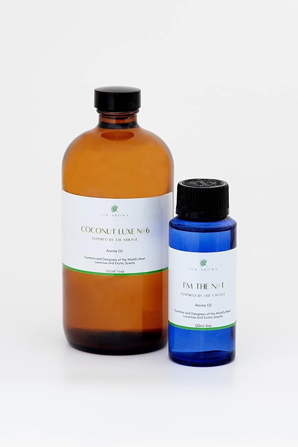 No. 18 (Delano), Ultra Luxury Hotel Scented Aroma Oil for Home Fragrance Diffusers - Waterless, and Ultrasonic - Niche Blend of Essential Oils - Sparkling Citrus, Green Tea, Lemongrass.