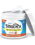 Stridex xl face body pads,
