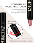 evpct 8Pcs Cream Eye Shadow Brightener Sticks Makeup Sets, Champagne Pearl Bronze Putty Sand Orchid Rose Gold Shimmer Matte Eyeshadow Eyeliner Pencil Applicator Stick Palette Makeup for Older Women 08