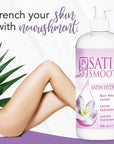 SATIN SMOOTH Post Wax Lotion - Hydrating Skin Nourisher for Smooth & Healthy Skin, After Wax Care Treatment, 16 fl oz