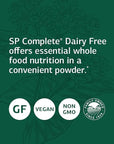 Standard Process SP Complete Dairy Free-Whole Food Nutrition, Immune Support, and Antioxidant Support with Rice Protein, Grapeseed Extract, and Choline - Vegetarian, Dairy Free-32 Ounce, 30 Servings