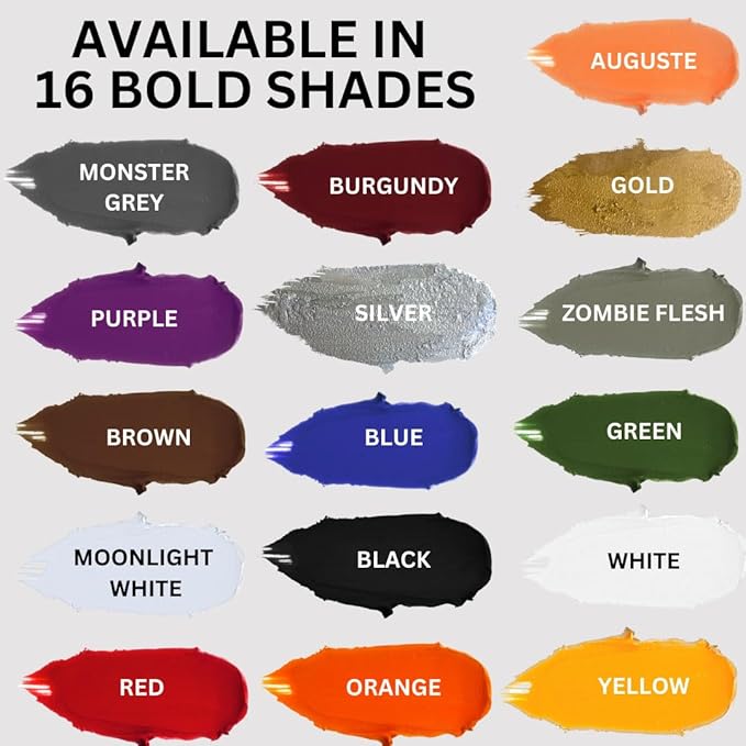 Mehron Makeup Color Cups | Stage, Foundation, Face Paint, Body Paint, Halloween Makeup | Greasepaint .5 oz (14 g) (Red)