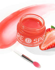Sleeping Lip Mask Strawberry - Overnight Lip Treatment, Lip Care Hydration, Repair for Dry Cracked Lips, Vitamin C, Soft and Nourished Lips Overnight, Christmas, with Shea Butter - 0.42 Fl Oz