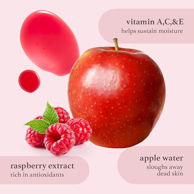 NOONI Korean Hydrating Lip Oil - Appleberry | Long-Lasting, Moisturizing, Plumping, Revitalizing for Dry Lips, Waterproof, No Peel Off, Hydrating, Nourishing Crystal Clear, 0.12 FL Oz