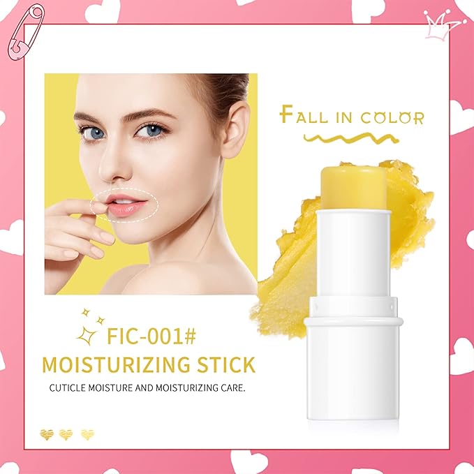 Makeup Sticks Set, Matte Cream Blush Stick for & Moisturizer)