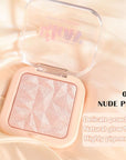 evpct Nude Pink Face Highlighter Makeup Shimmer Glitter