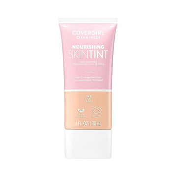 COVERGIRL, Clean Fresh Skin Milk Foundation, Light, 1 Fl Oz (Pack of 1)