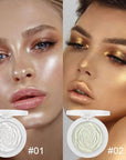 evpct Pearl White & Blonde Gold Face Highlighter