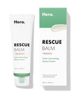 Hero Cosmetics Rescue Balm + Red Correct: Post-Blemish Recovery Cream, Nourishing & Calming, Dermatologist Tested, Vegan (1.69 fl oz)