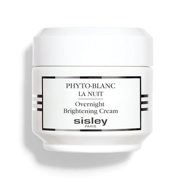 Sisley Paris Phyto-Blanc Overnight Brightening Cream - 50 mL - Anti-Aging Night Moisturizer for Hydrated, Glowy Skin - Visibly Plumps & Reduces Dark Spots - Rich, Flawless Texture