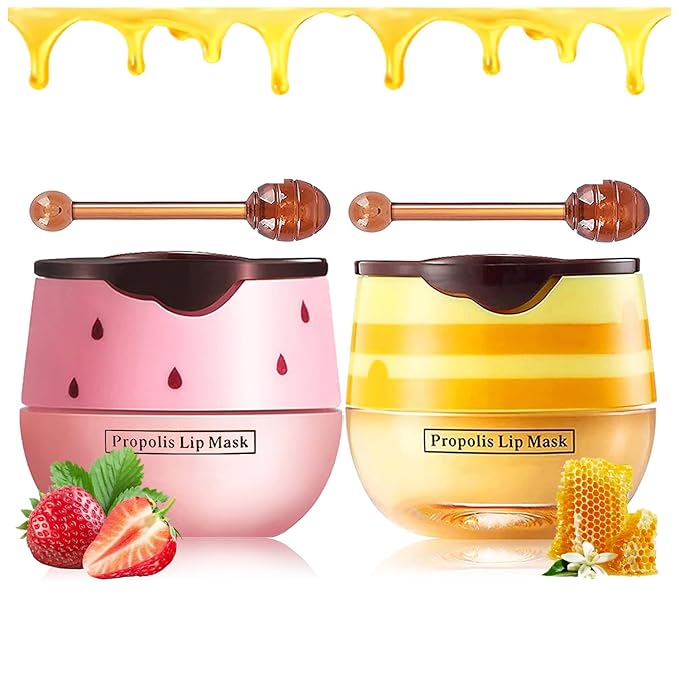 Honey Lip Balm Pot, Propolis Lip