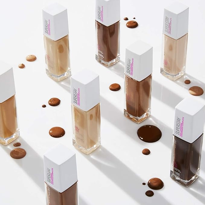 Maybelline New York Foundation, Superstay 24 Hour Longlasting 60, Caramel 30 ml